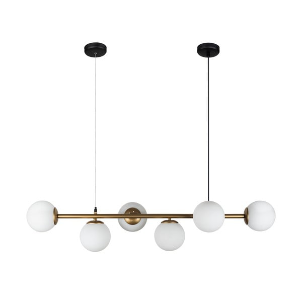 Lampada a sospensione di colore oro, altezza 120 cm Owl - Squid Lighting-image-2