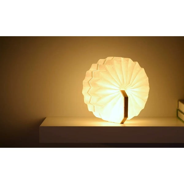 Decorazione luminosa di colore naturale con ricarica USB Accordion – Gingko-image-3