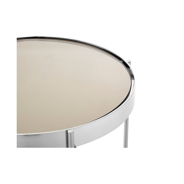 Tavolo rotondo con piano in vetro ø 33 cm Allure - Premier Housewares-image-2