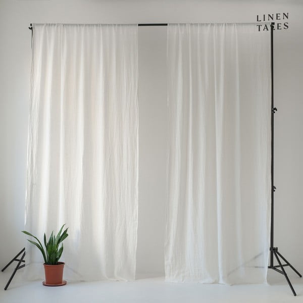 Tenda bianca 130x275 cm White - Linen Tales