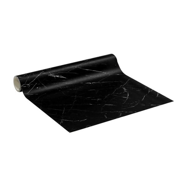 Adesivo per mobili 200x60 cm Black and White Marble - Ambiance-image-2