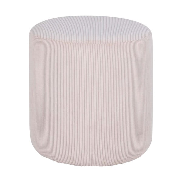 Pouf beige , ø 34 cm Ejby - House Nordic