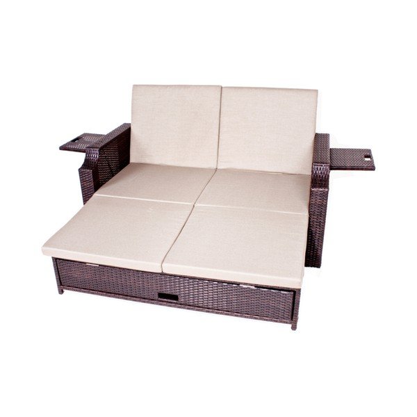 Panchina pieghevole da giardino con contenitore ADDU Monaco - Garden Pleasure