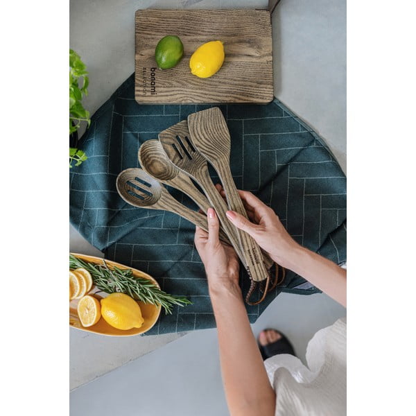 Set di utensili da cucina in legno 4 pz – Bonami Selection-image-2