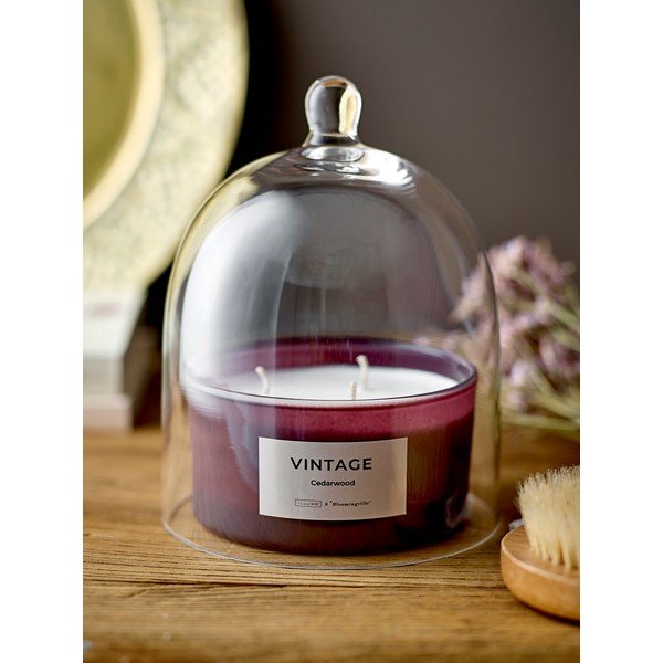 Candela profumata tempo di combustione 25 h Vintage Cedarwood - ILLUME x Bloomingville-image-1
