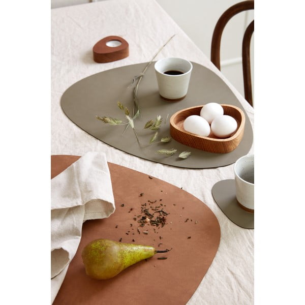 Tovaglietta in eco pelle 37x44 cm Curve L Double Nupo – LIND DNA-image-4