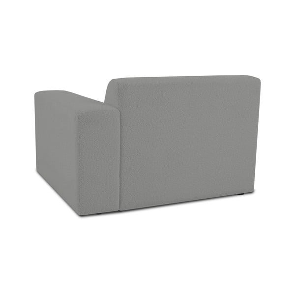 Modulo divano grigio in tessuto bouclé (angolo destro) Roxy - Scandic-image-2