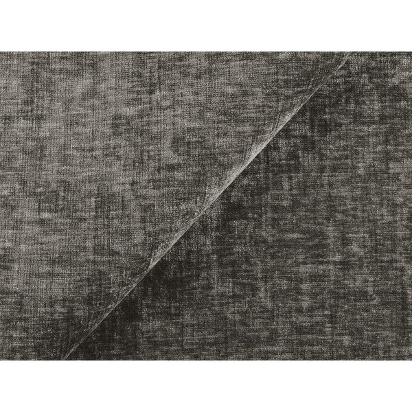 Poggiapiedi grigio con rivestimento in ciniglia Kuki – Makamii-image-4