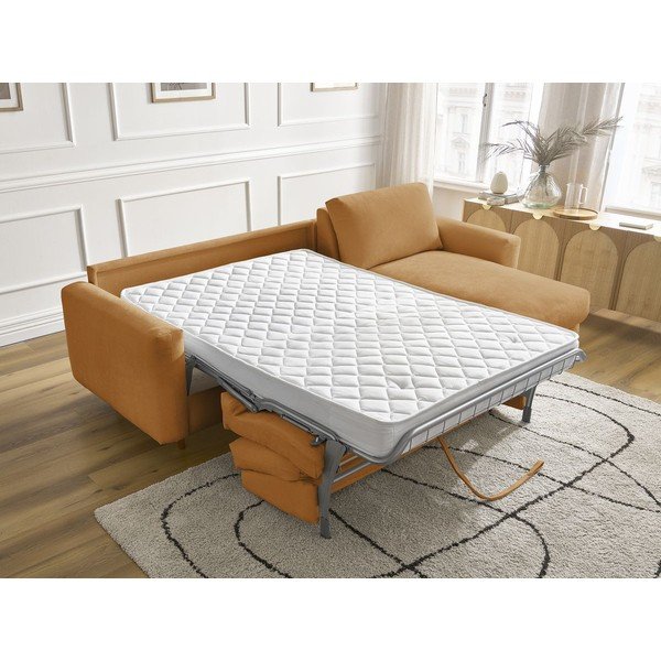 Divano angolare color senape Nouveau Cocoone – Bobochic Paris-image-1