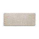 Tappetino per il bagno beige in tessuto 50x120 cm Ricochet – douceur d'intérieur