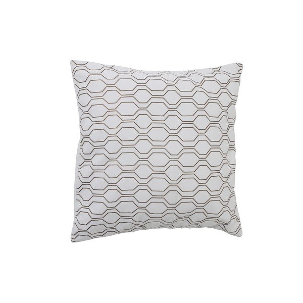 Cuscino Groovy bianco, 50x50 cm - Light & Living