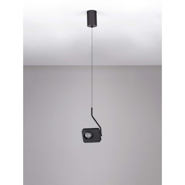 Lampadario LED nero in alluminio con struttura flessibile/con intensità regolabile Kedros – Nova Luce-image-4