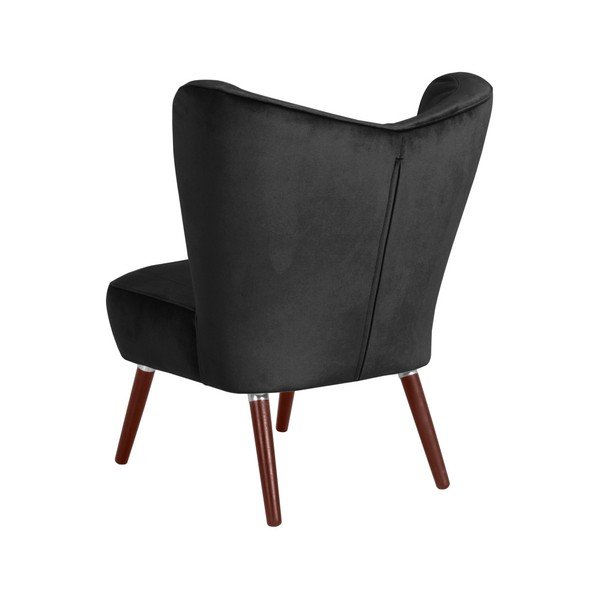Poltrona nera Sari Velvet - Max Winzer-image-1