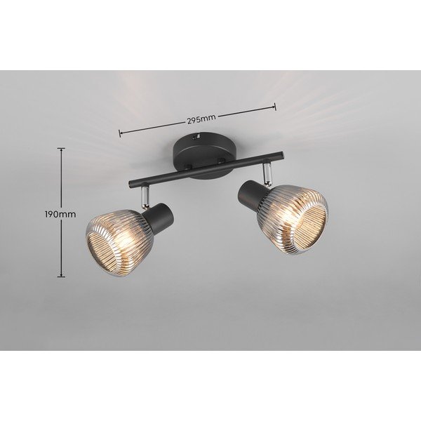 Faretto nero ø 10 cm Tarifa - Trio-image-4