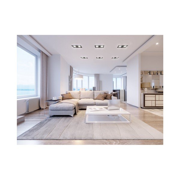 Lampada da soffitto nera con paralume in metallo 15x25,5 cm Milo - GTV-image-3