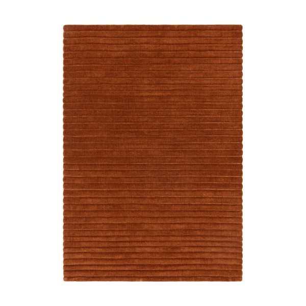Tappeto color terracotta in lana tessuto a mano 120x170 cm – Asiatic Carpets