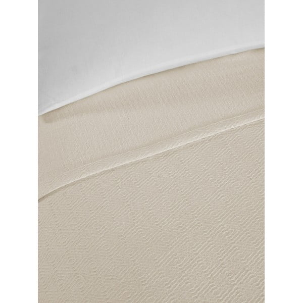 Copriletto in cotone crema per letto matrimoniale 200x230 cm Serenity - Mijolnir-image-2