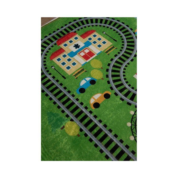 Tappeto per bambini Train, 100 x 160 cm - Unknown-image-3