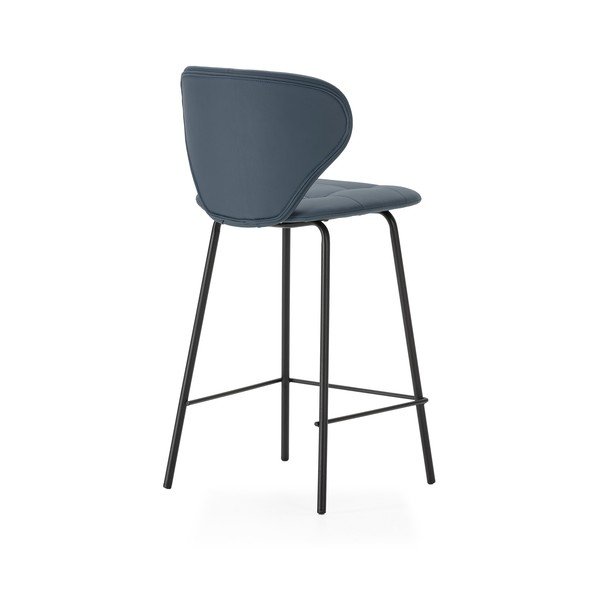 Set di sgabelli da bar grigio scuro 2 pz (altezza seduta 67 cm) Maura - Marckeric-image-4