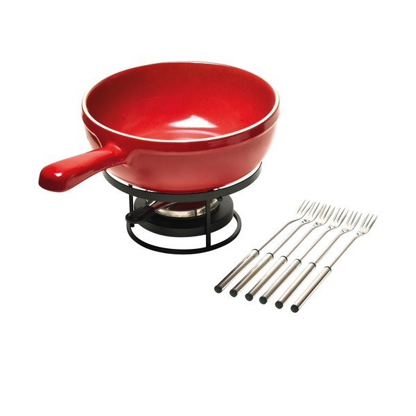 Červený set na fondue Emile Henry