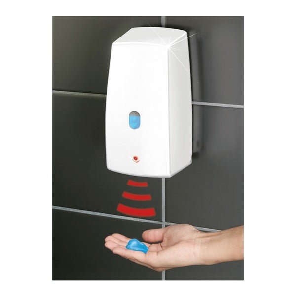 Distributore di sapone liquido bianco a infrarossi Treviso - Wenko-image-1