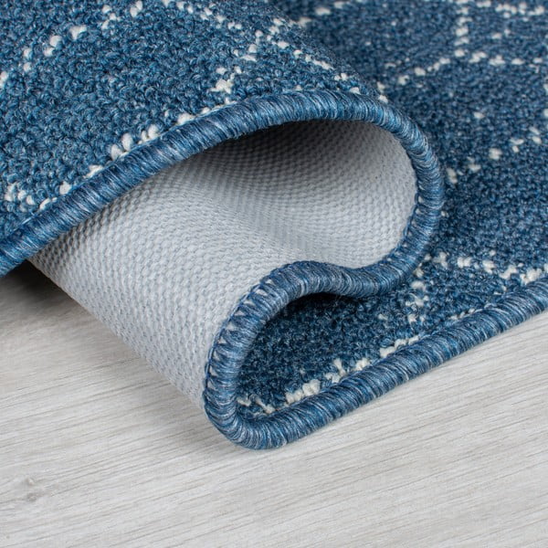 Runner lavabile blu scuro 57x230 cm Argyll - Flair Rugs-image-2