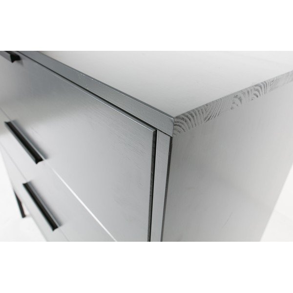 Cassettiera in legno di pino grigio Adam - WOOOD-image-4