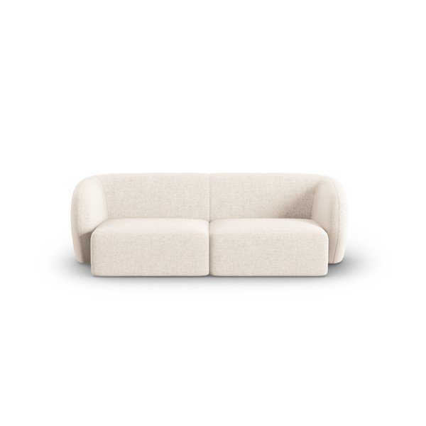 Divano beige con rivestimento in ciniglia 188 cm Paolo – Milo Casa