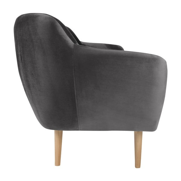 Divano a tre posti grigio Benito - Mazzini Sofas-image-4