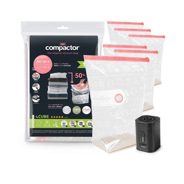 Set di sacchetti sottovuoto 6 pz Compact Express – Compactor