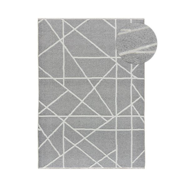 Tappeto grigio 80x150 cm Lux - Universal