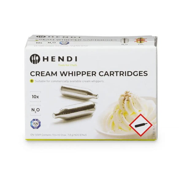 Set di 10 bombe in bottiglia alla panna montata - Hendi