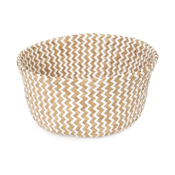 Cesto portaoggetti in seagrass chiaro , ⌀ 27 cm Zic Zac - Compactor-image-2