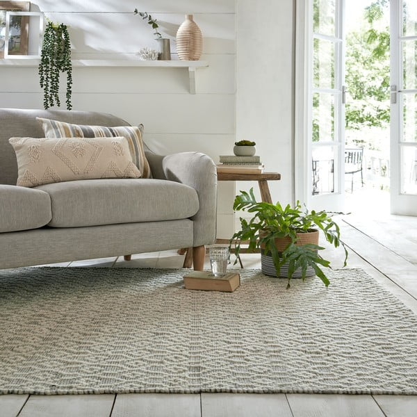 Tappeto in lana grigio/beige 120x170 cm Dream - Flair Rugs-image-1