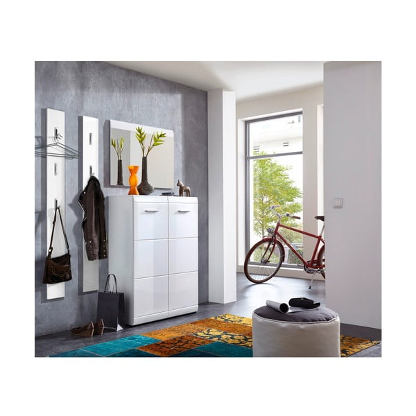 Appendiabiti da parete bianco con ganci Adana - Germania-image-3