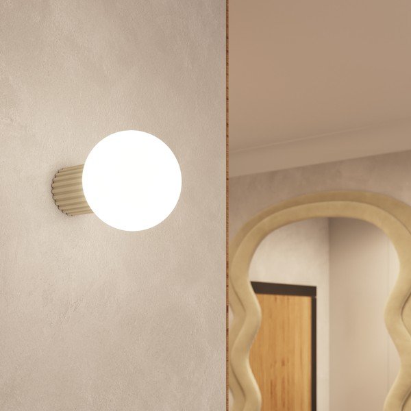 Lampada da parete color crema ø 12 cm Orbital – Sollux-image-1