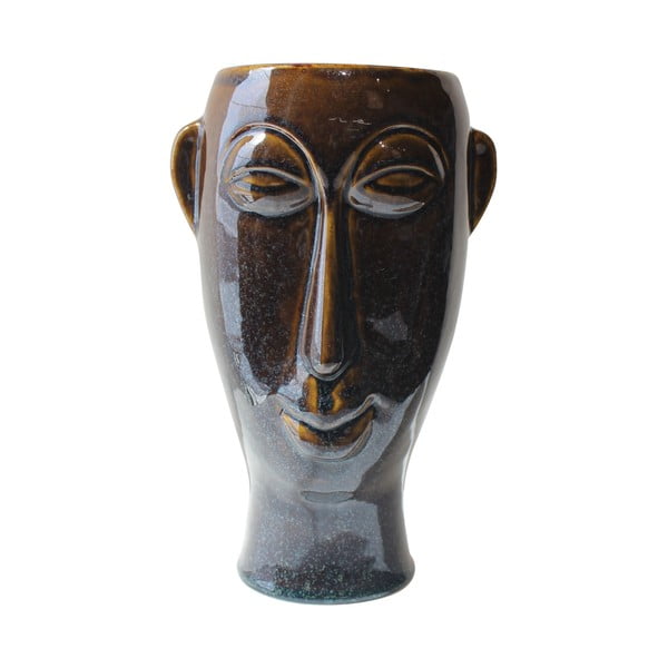 Vaso marrone scuro Mask - PT LIVING
