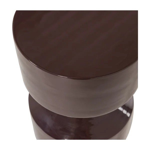 Tavolino rotondo in metallo ø 30 cm Hidde – WOOOD-image-2