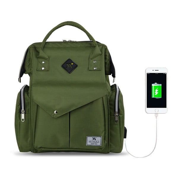 Il mio Valice HAPPY MOM Zaino per la cura del bambino con porta USB - Myvalice-image-1