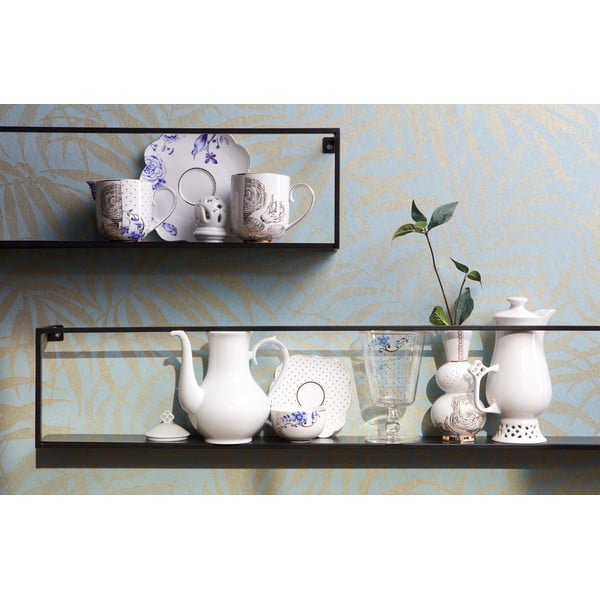 Mensola nera, lunghezza 50 cm Meert - WOOOD-image-1