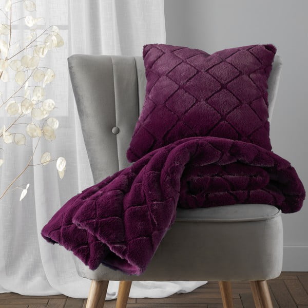 Coperta in micropile 130x170 cm Cosy Diamond - Catherine Lansfield-image-3