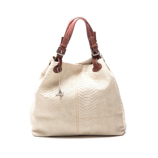 Kabelka Python Beige
