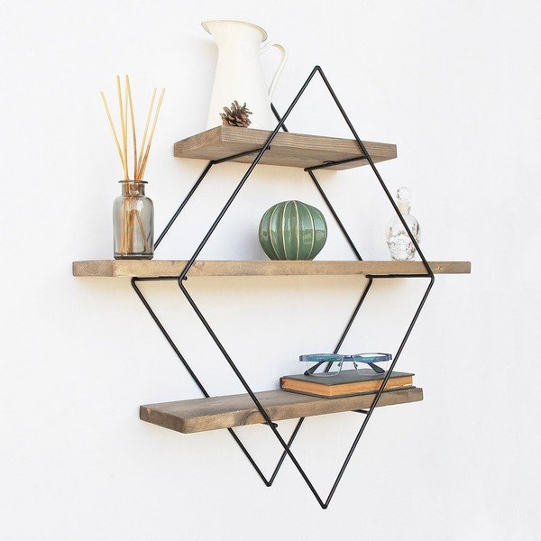 Scaffale a muro in legno Chrysi - Evila Originals-image-3