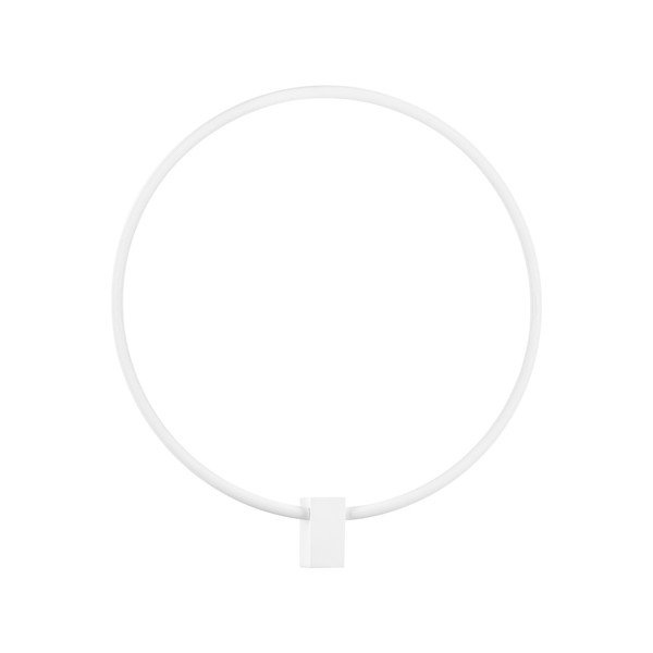 Lampada da parete LED bianco opaco in alluminio con intensità regolabile Cercio – Nova Luce-image-3