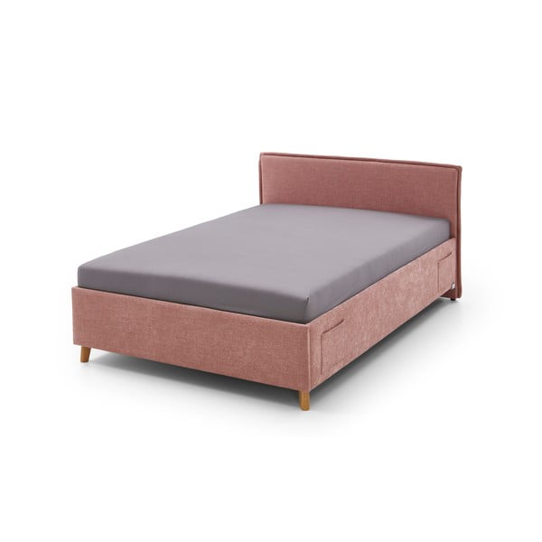 Letto rosa per bambini con contenitore 120x200 cm Fun - Meise Möbel