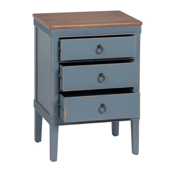 Comodino blu Shabby - Ixia-image-3