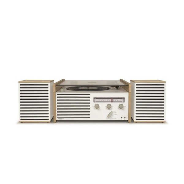Giradischi bianco e beige Naturale Switch II - Crosley-image-1