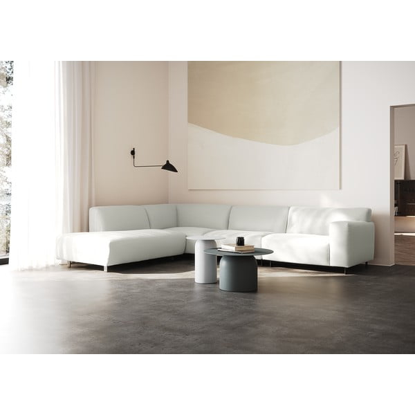 Divano angolare bianco (angolo destro) Vesta - Furninova-image-4