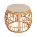 Tavolo da giardino rotondo in rattan artificiale ø 55,5 cm Vistdal - Bonami Essentials