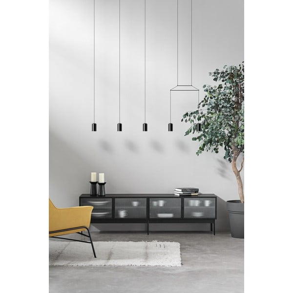 Tavolo TV nero Blur - Teulat-image-1